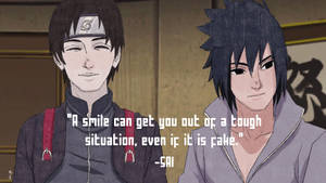 Smile Even If It's Fake Naruto Quotes Wallpaper