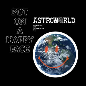 Smiley Earth Astroworld Wallpaper