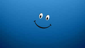 Smiley Face Blue Pc Wallpaper