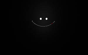Smiley Face With Smile Text Wallpaper
