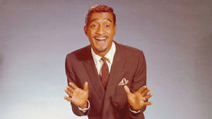 Smiling American Celebrity Sammy Davis Jr. Wallpaper