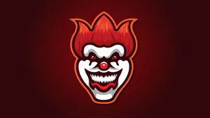 Smiling Clown Logo Wallpaper