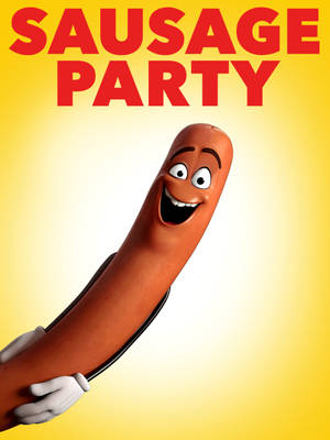 Smiling Frank Sausage Party Poster Wallpaper