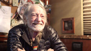 Smiling Musician Willie Nelson Wallpaper