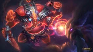 Smite Glowing Ganesha Ganpati 4k Wallpaper