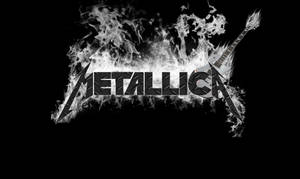 Smoky Metallica Logo Wallpaper