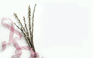 Smooth Willow Beautiful Spring Bouquet Wallpaper