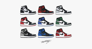 Sneaker Air Jordan 1 3x3 Wallpaper