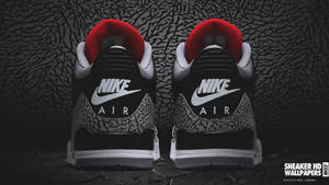 Sneaker Jordan 3 Cracking Wallpaper