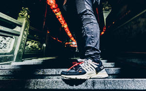 Sneaker Stepping The Air Presto Wallpaper