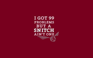 Snitch Quote Harry Potter Phone Wallpaper