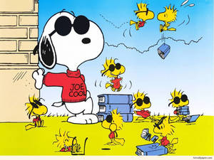 Snoopy And Woodstock Wallpaper