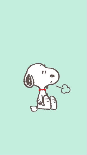 Snoopy Cute Iphone Lock Screen Wallpaper