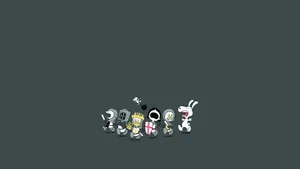 Snoopy Gang Wearing Armors Wallpaper