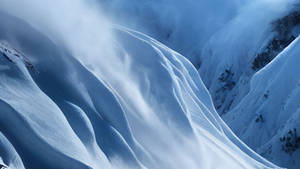 Snow Avalanche Slope Wallpaper