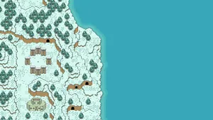 Snow Landscape And Sea Of Earthbound Wallpaper