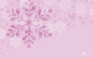 Snowflake Love Wedding Theme Wallpaper
