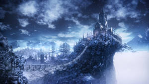 Snowy World Of Ariandel Dark Souls 3 Wallpaper