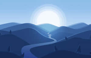 Soar High Over The Majestic Mountains Wallpaper
