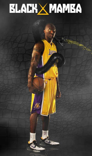 Soar To Greatness With The Kobe Bryant Iphone Wallpaper