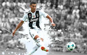 Soccer Art Cristiano Ronaldo Hd 4k Wallpaper