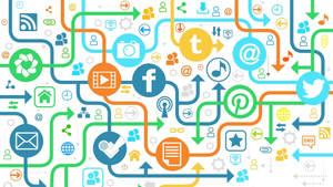 Social Media Connections Wallpaper