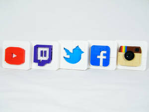 Social Media Lego Blocks Wallpaper