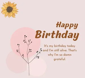 Social Media Status It Is My Birthday Message Wallpaper