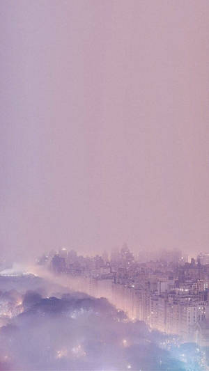 Soft Aesthetic Cityscape Wallpaper