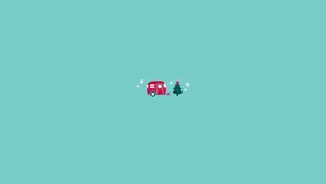 Soft Aesthetic Minimalist Christmas Computer Wallpaper
