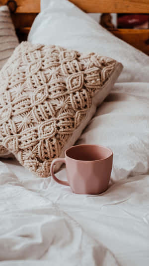 Soft And Cozy Brown Aesthetic Wallpaper