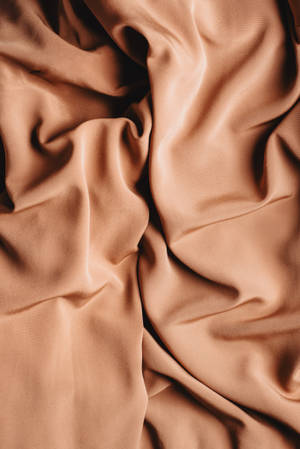 Soft Embrace Of Solid Pastel Brown Silk Wallpaper