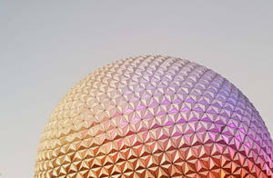 Soft Epcot Globe Gradient Wallpaper