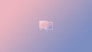 Soft Gradient Minimal Aesthetic Desktop Wallpaper