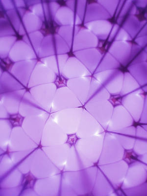 Soft Purple Hexagons Wallpaper
