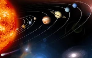 Solar System And Sun Hd Wallpaper