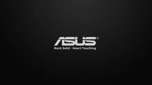 Solid Black 4k Asus Logo Wallpaper