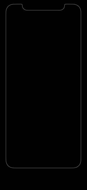 Solid Black 4k Phone Outline Wallpaper