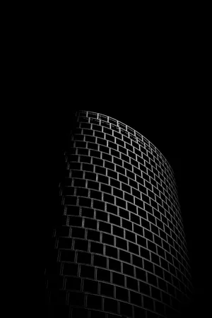 Solid Black 4k Tower Wallpaper
