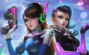 Sombra, The Stealthy Hacker From Overwatch Excels In Infiltration Wallpaper