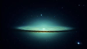 Sombrero Galaxy In Outer Space Wallpaper