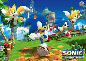 Sonic And Tails Team Up For Adventure In Sonic Generations Wallpaper