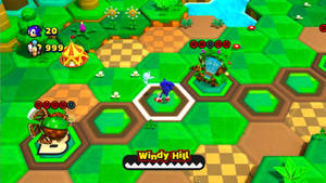 Sonic Lost World - Colorful Gaming Map Wallpaper