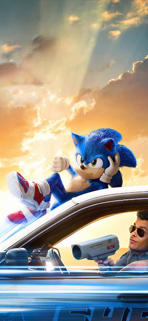 Sonic The Hedgehog And Tom Wachowski Adventure Wallpaper