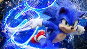 Sonic The Hedgehog Blue Neon Wallpaper