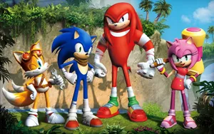 Sonic The Hedgehog In Sonic Islands Wallpaper