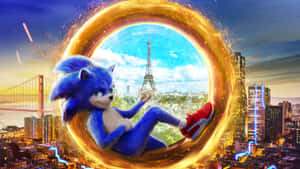 Sonic The Hedgehog Movie Poster Wallpaper