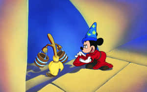 Sorcerers Apprentice Mickeyand Magic Brooms.jpg Wallpaper