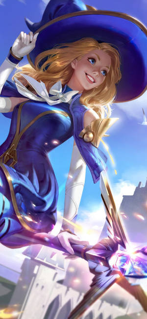 Sorceress Lux Lol Iphone Wallpaper