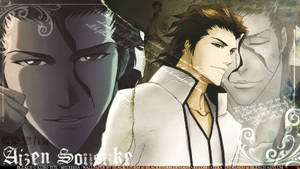 Sosuke Aizen Collage Wallpaper